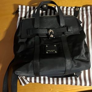 Henri Bendel convertible nylon backpack